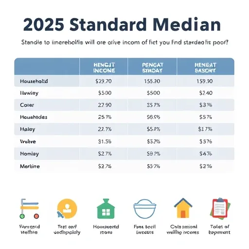 중위소득 비율에 따른 주요 복지 혜택 기준 (2025년 기준)
